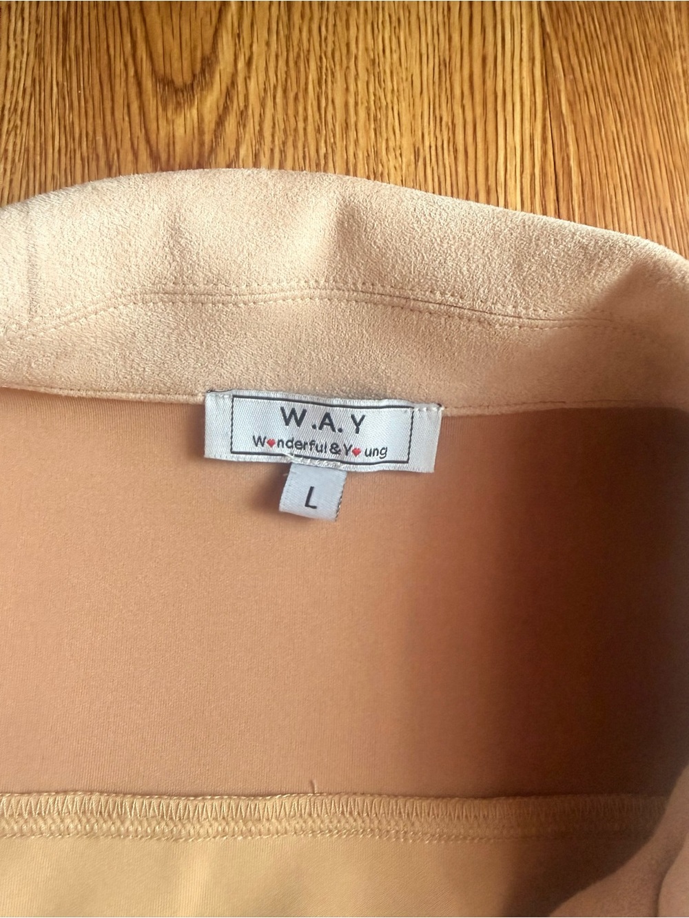 NWOT W.A.Y Faux Cactus Suede Jacket Sz L 
Rare find! - Picture 6 of 6